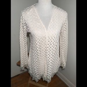 Monteau Lace Cardigan- Size M **Like new**